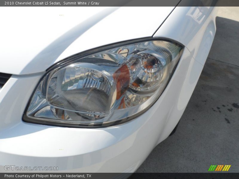 Summit White / Gray 2010 Chevrolet Cobalt LS Sedan