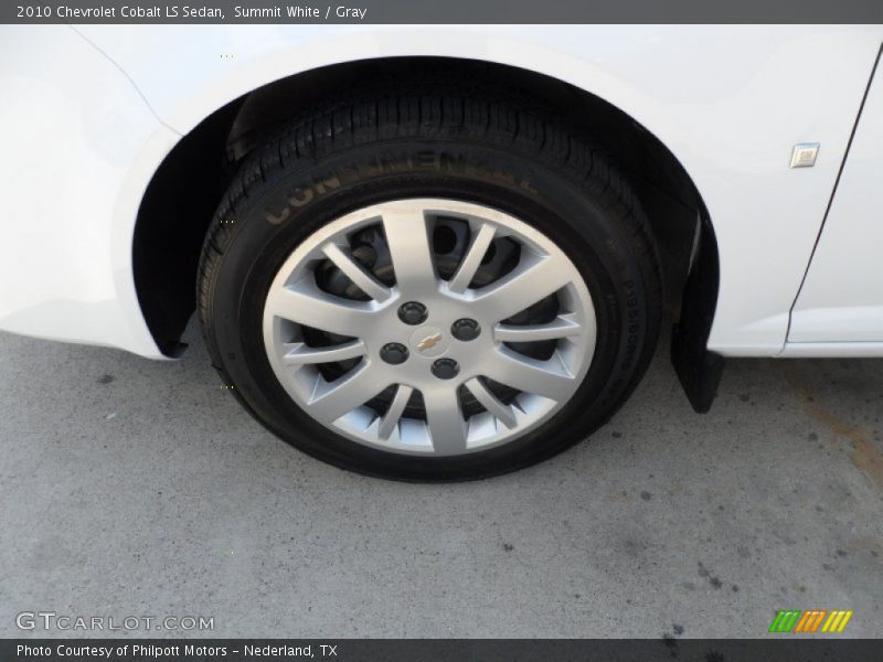 Summit White / Gray 2010 Chevrolet Cobalt LS Sedan