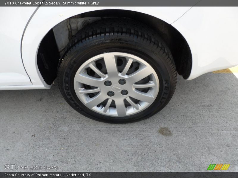Summit White / Gray 2010 Chevrolet Cobalt LS Sedan
