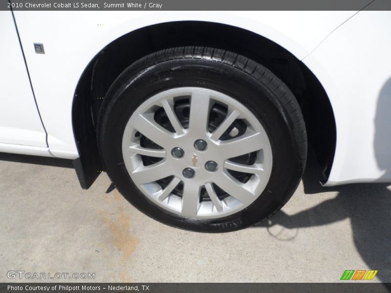 Summit White / Gray 2010 Chevrolet Cobalt LS Sedan