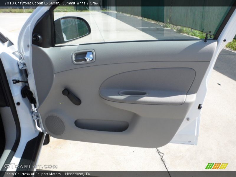 Summit White / Gray 2010 Chevrolet Cobalt LS Sedan