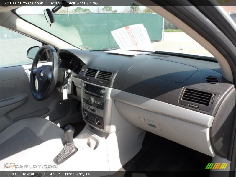 Summit White / Gray 2010 Chevrolet Cobalt LS Sedan