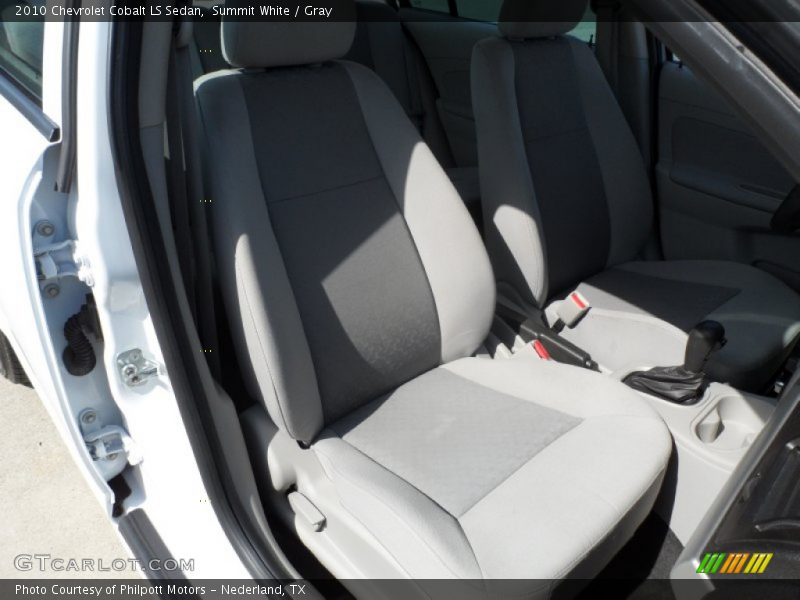 Summit White / Gray 2010 Chevrolet Cobalt LS Sedan