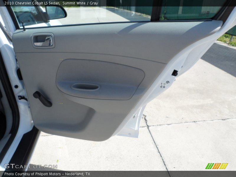 Summit White / Gray 2010 Chevrolet Cobalt LS Sedan