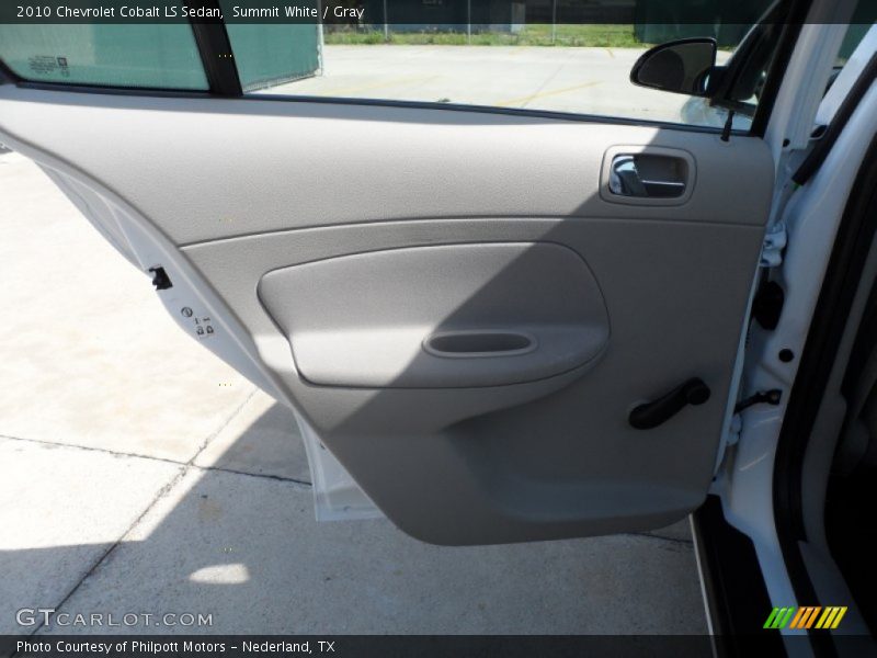 Summit White / Gray 2010 Chevrolet Cobalt LS Sedan