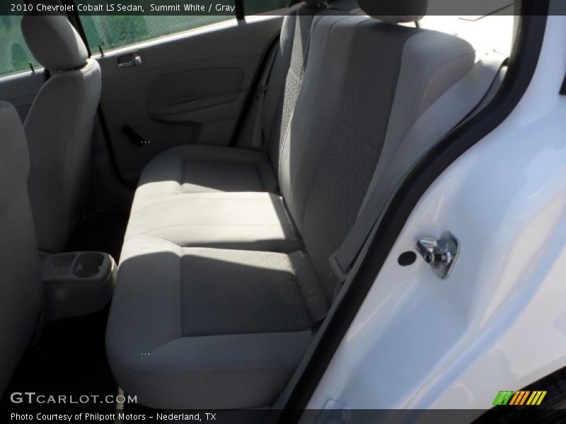 Summit White / Gray 2010 Chevrolet Cobalt LS Sedan