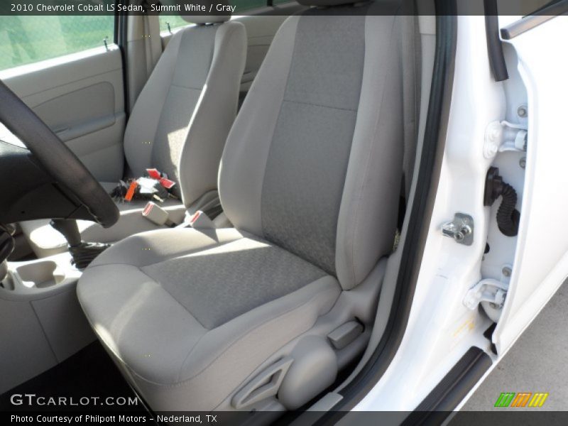 Summit White / Gray 2010 Chevrolet Cobalt LS Sedan