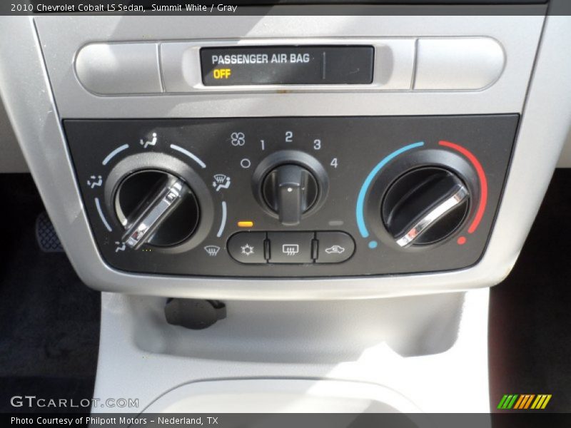 Summit White / Gray 2010 Chevrolet Cobalt LS Sedan