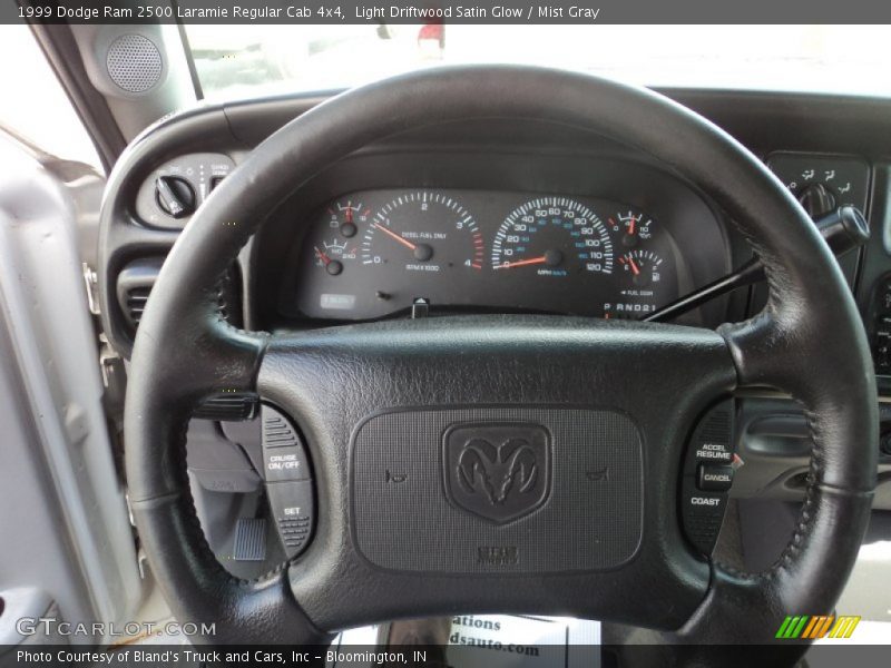 Light Driftwood Satin Glow / Mist Gray 1999 Dodge Ram 2500 Laramie Regular Cab 4x4