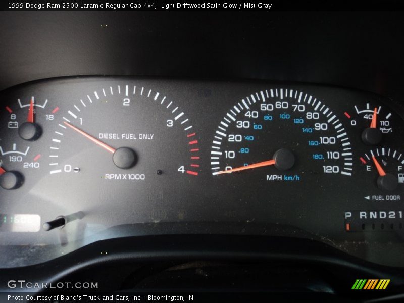  1999 Ram 2500 Laramie Regular Cab 4x4 Laramie Regular Cab 4x4 Gauges