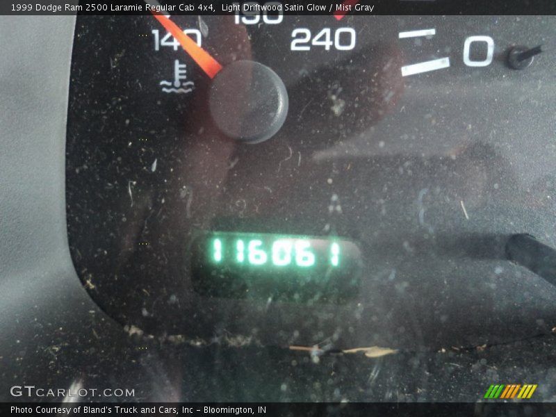 Light Driftwood Satin Glow / Mist Gray 1999 Dodge Ram 2500 Laramie Regular Cab 4x4
