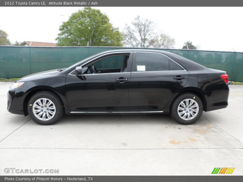 Attitude Black Metallic / Ash 2012 Toyota Camry LE