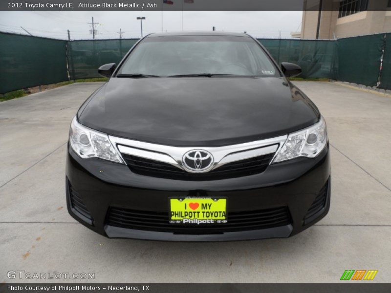 Attitude Black Metallic / Ash 2012 Toyota Camry LE