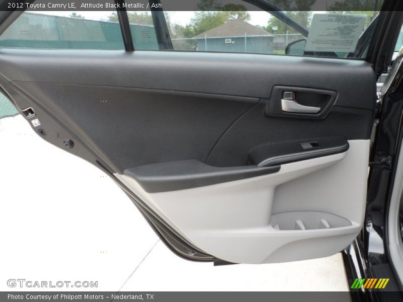 Attitude Black Metallic / Ash 2012 Toyota Camry LE