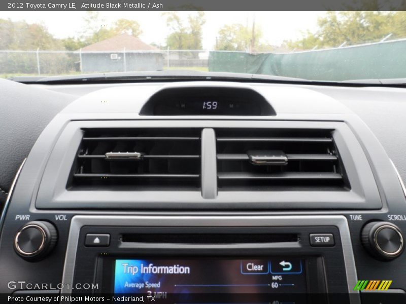 Attitude Black Metallic / Ash 2012 Toyota Camry LE