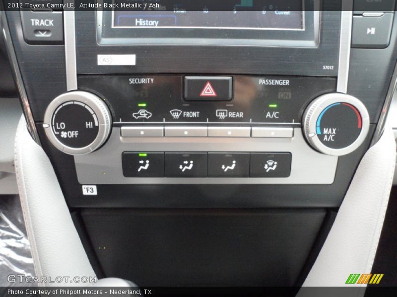 Attitude Black Metallic / Ash 2012 Toyota Camry LE