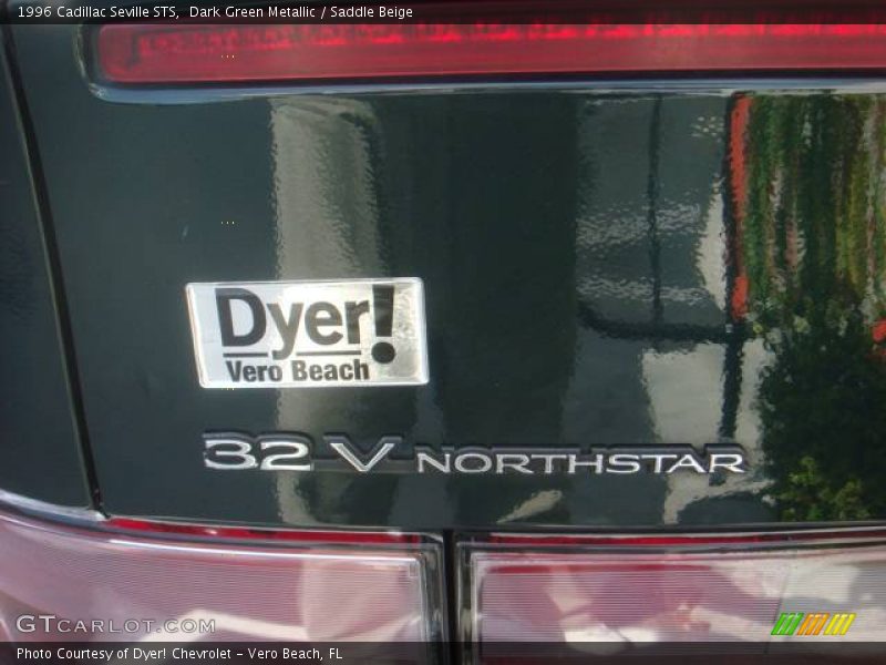 Dark Green Metallic / Saddle Beige 1996 Cadillac Seville STS
