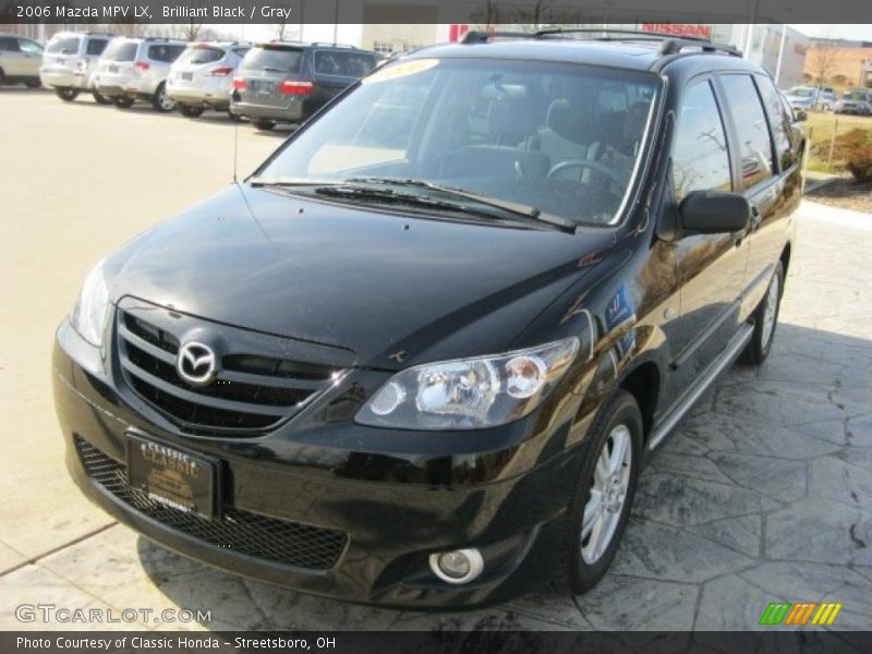 Brilliant Black / Gray 2006 Mazda MPV LX