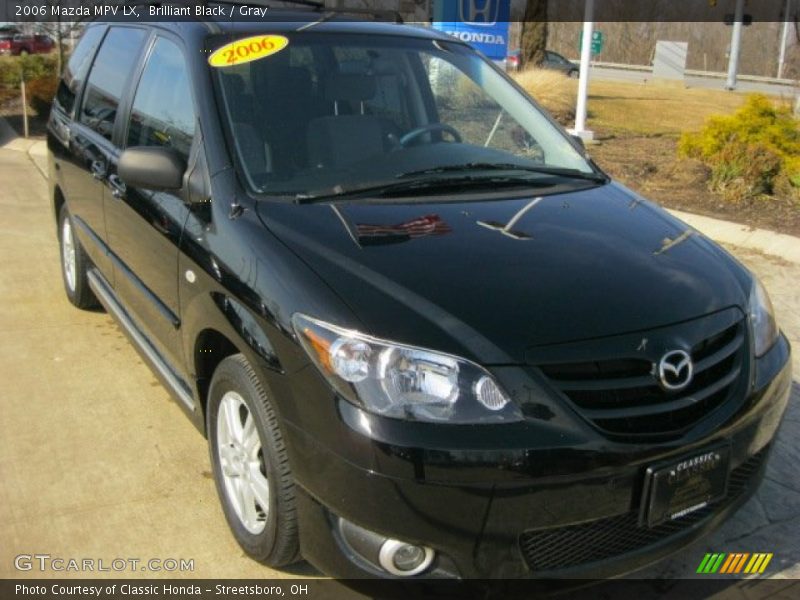 Brilliant Black / Gray 2006 Mazda MPV LX