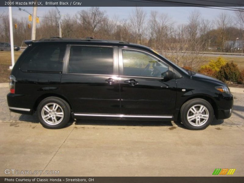 Brilliant Black / Gray 2006 Mazda MPV LX