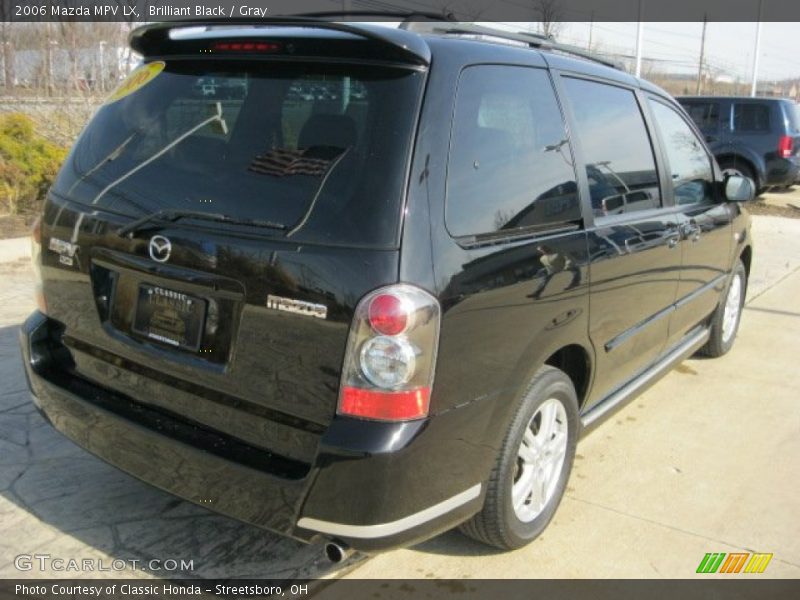 Brilliant Black / Gray 2006 Mazda MPV LX