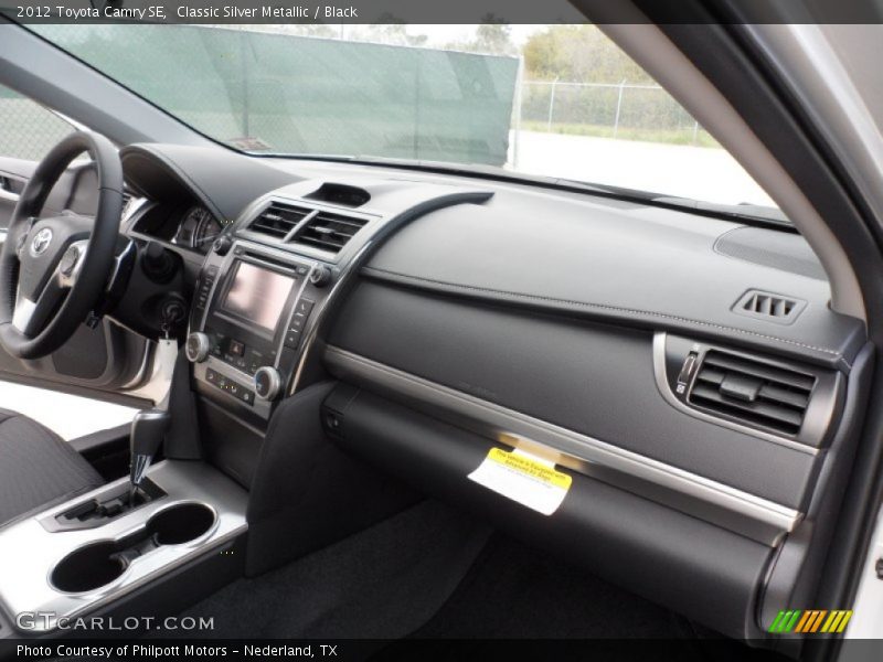 Classic Silver Metallic / Black 2012 Toyota Camry SE