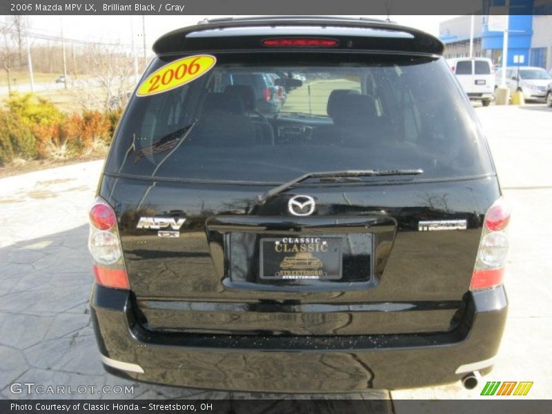 Brilliant Black / Gray 2006 Mazda MPV LX