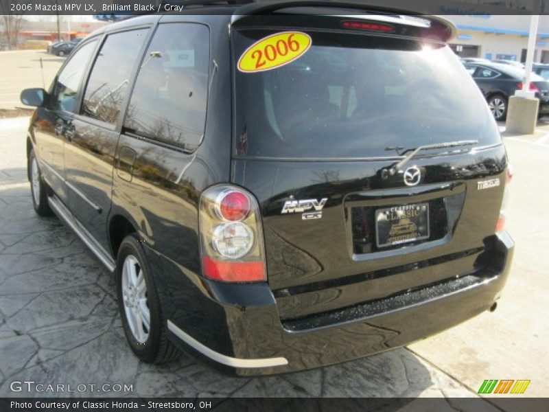 Brilliant Black / Gray 2006 Mazda MPV LX