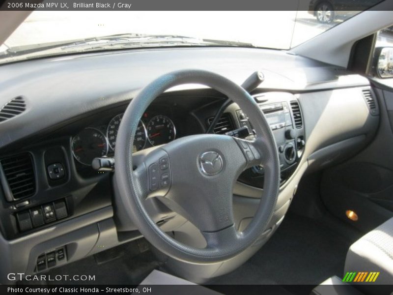 Brilliant Black / Gray 2006 Mazda MPV LX