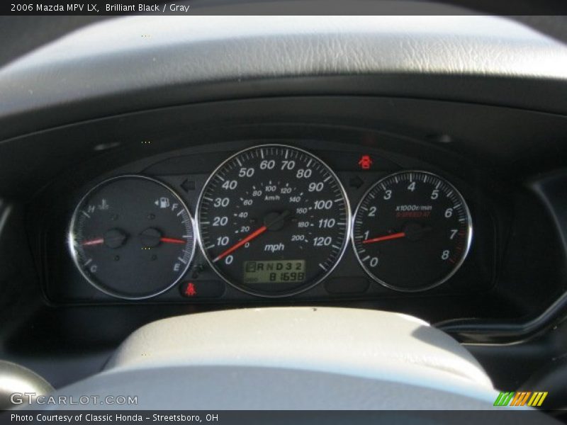 Brilliant Black / Gray 2006 Mazda MPV LX