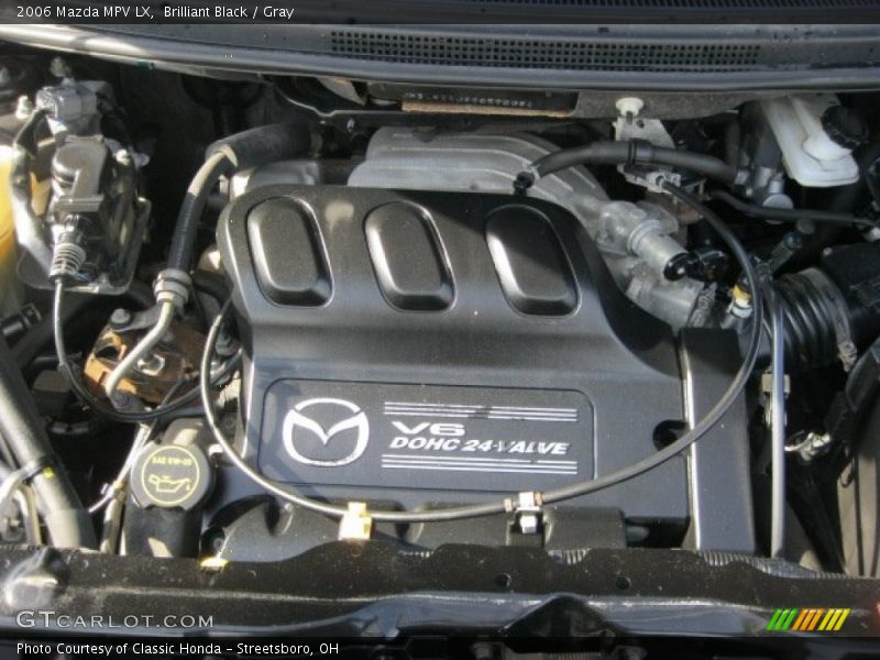 Brilliant Black / Gray 2006 Mazda MPV LX