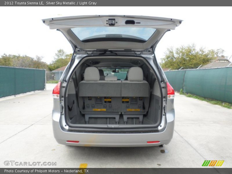 Silver Sky Metallic / Light Gray 2012 Toyota Sienna LE