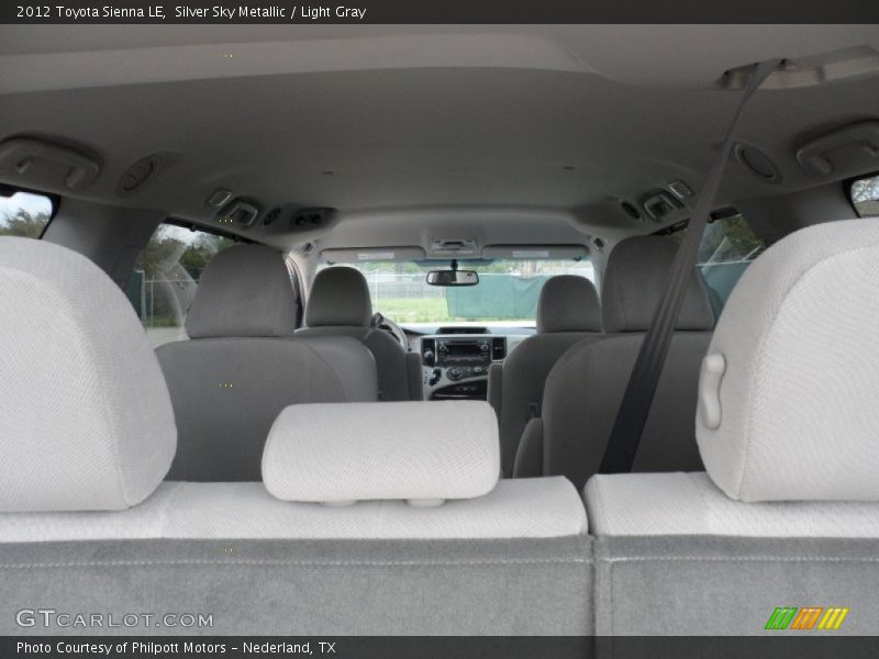 Silver Sky Metallic / Light Gray 2012 Toyota Sienna LE