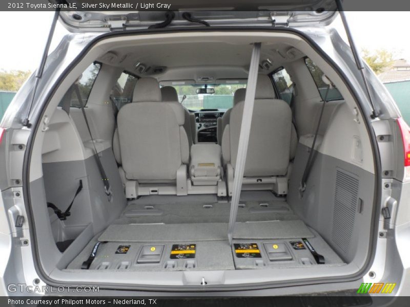 Silver Sky Metallic / Light Gray 2012 Toyota Sienna LE