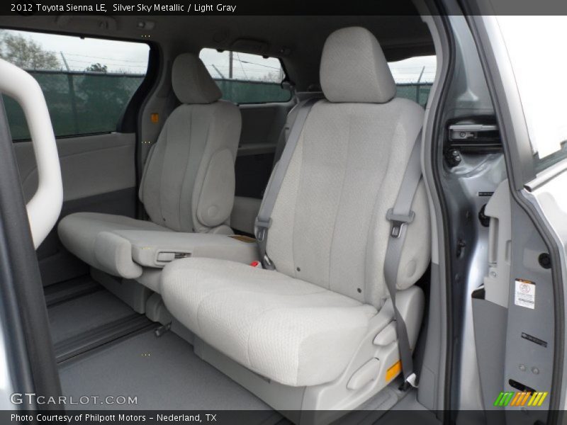 Silver Sky Metallic / Light Gray 2012 Toyota Sienna LE