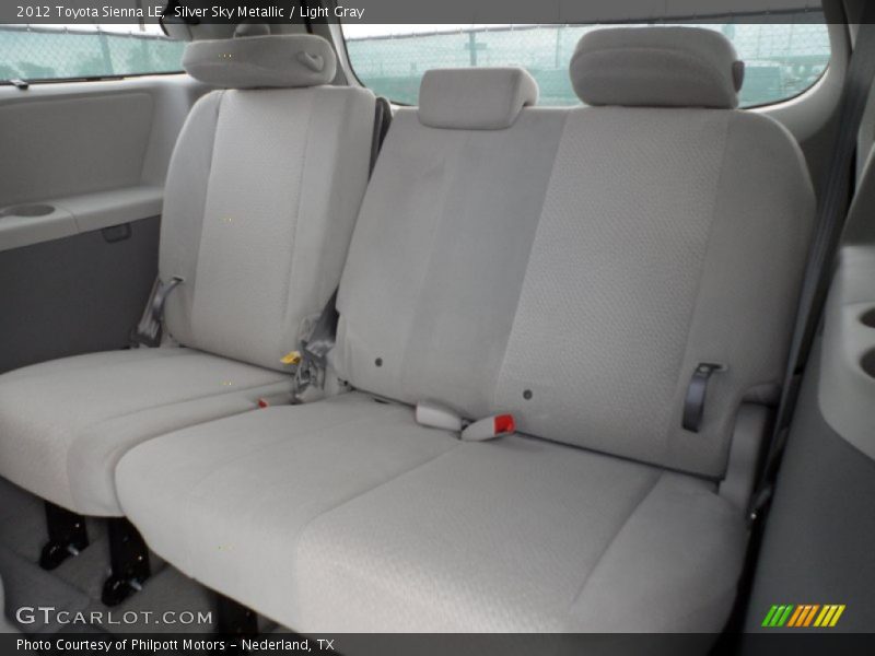Silver Sky Metallic / Light Gray 2012 Toyota Sienna LE