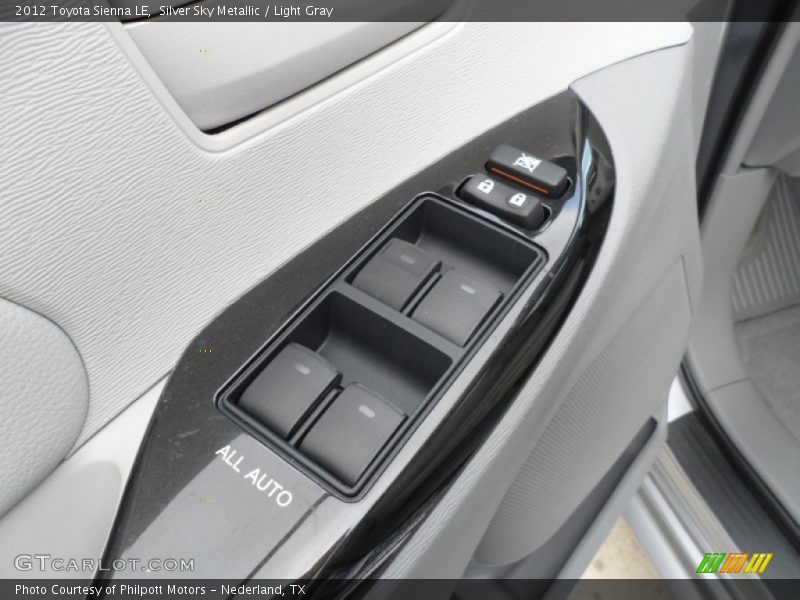 Silver Sky Metallic / Light Gray 2012 Toyota Sienna LE