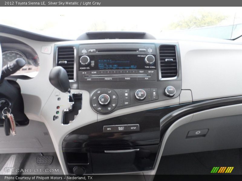 Silver Sky Metallic / Light Gray 2012 Toyota Sienna LE