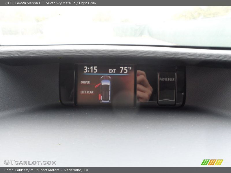 Silver Sky Metallic / Light Gray 2012 Toyota Sienna LE