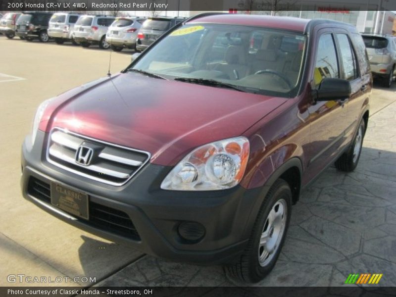 Redondo Red Pearl / Ivory 2006 Honda CR-V LX 4WD