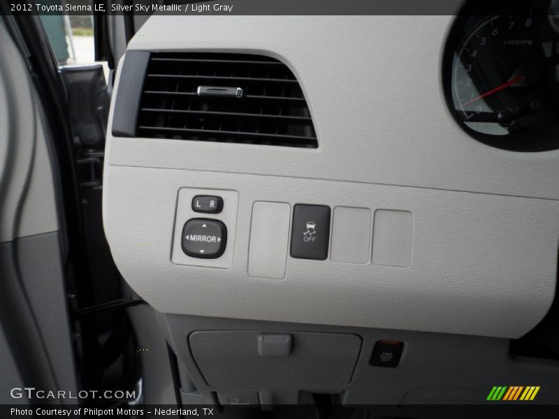 Silver Sky Metallic / Light Gray 2012 Toyota Sienna LE