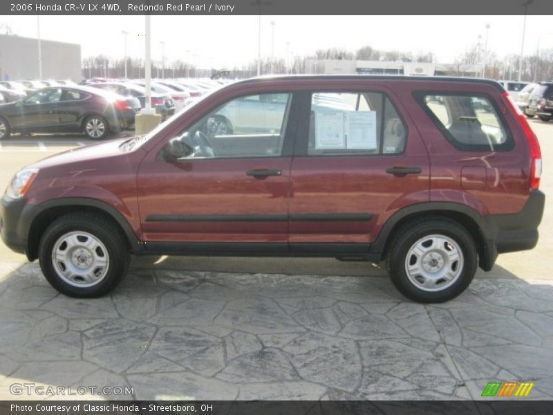 Redondo Red Pearl / Ivory 2006 Honda CR-V LX 4WD