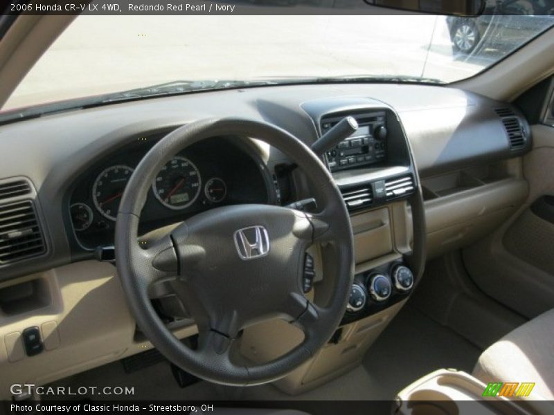 Redondo Red Pearl / Ivory 2006 Honda CR-V LX 4WD