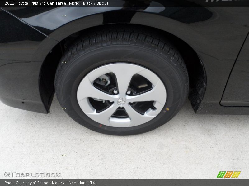 Black / Bisque 2012 Toyota Prius 3rd Gen Three Hybrid