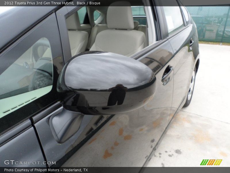 Black / Bisque 2012 Toyota Prius 3rd Gen Three Hybrid