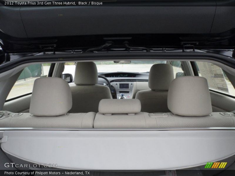 Black / Bisque 2012 Toyota Prius 3rd Gen Three Hybrid