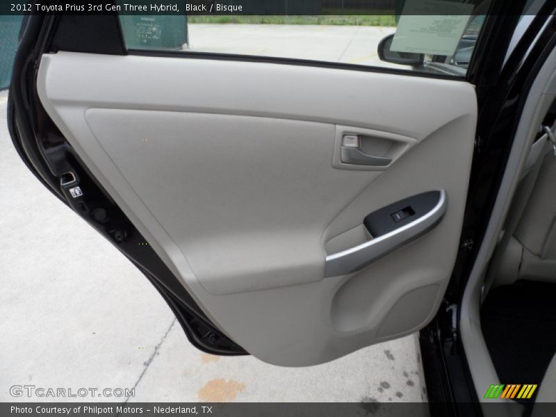 Black / Bisque 2012 Toyota Prius 3rd Gen Three Hybrid