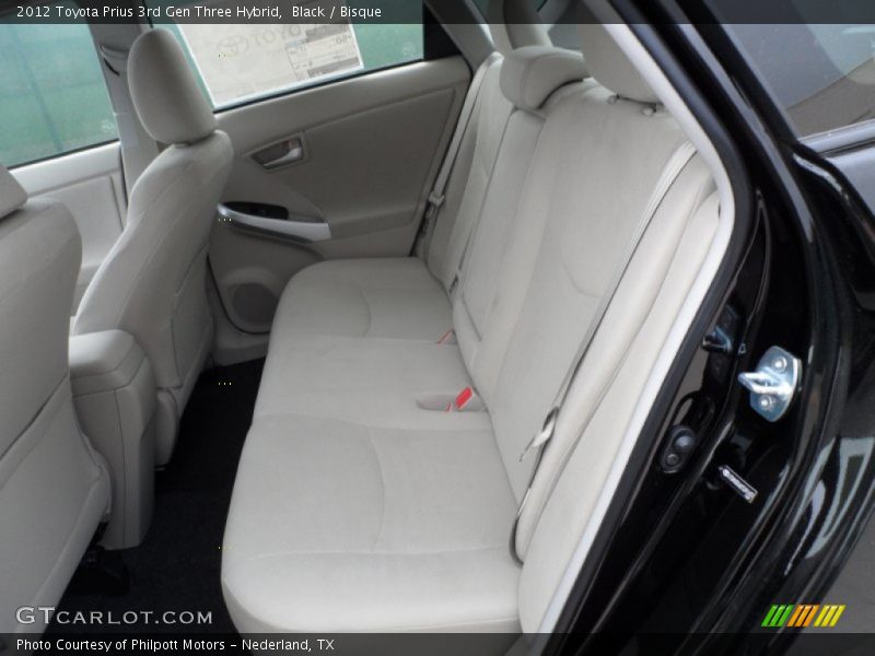 Black / Bisque 2012 Toyota Prius 3rd Gen Three Hybrid