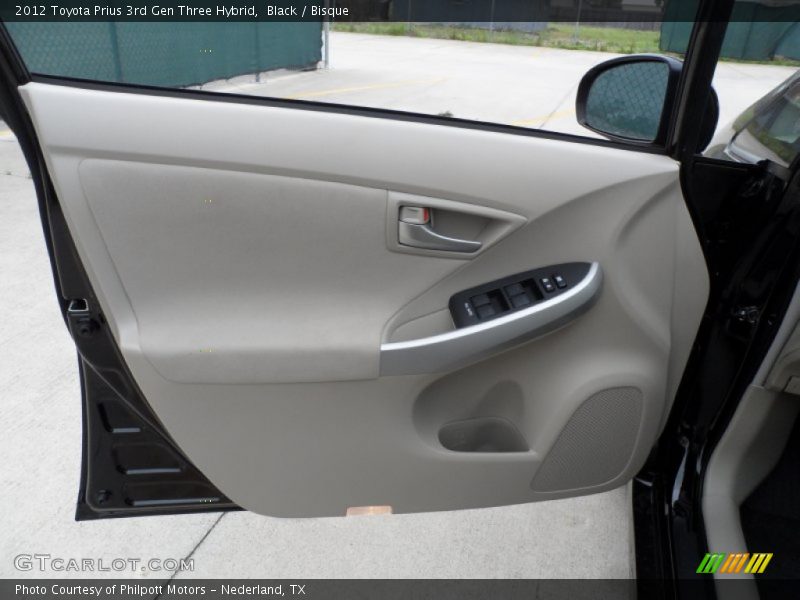 Black / Bisque 2012 Toyota Prius 3rd Gen Three Hybrid