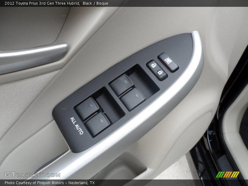 Black / Bisque 2012 Toyota Prius 3rd Gen Three Hybrid